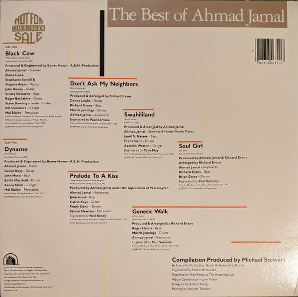 Ahmad Jamal : The Best Of Ahmad Jamal (LP, Comp)