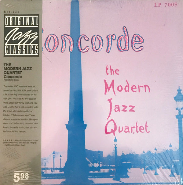 The Modern Jazz Quartet ~ Concorde (Vinyl) - Djungel & Jazz