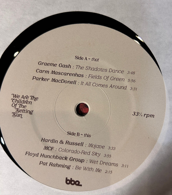Various ~ We Are The Children Of The Setting Sun (Vinyl) - Djungel & Jazz