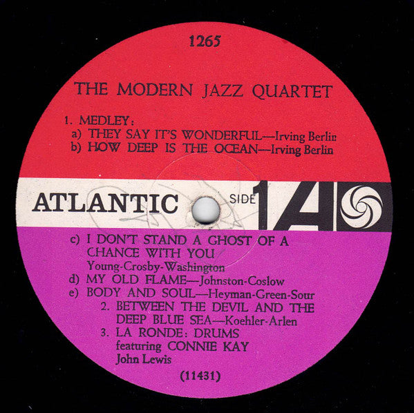 The Modern Jazz Quartet ~ The Modern Jazz Quartet (Vinyl) - Djungel & Jazz