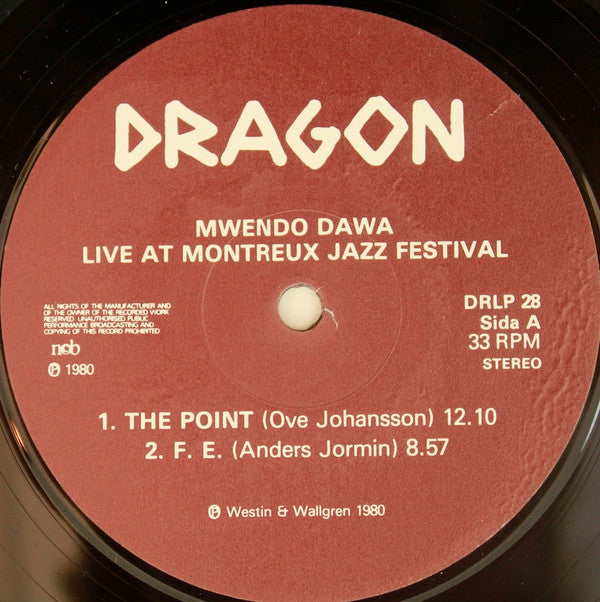 Mwendo Dawa ~ Live At Montreux Jazz Festival (Vinyl) - Djungel & Jazz