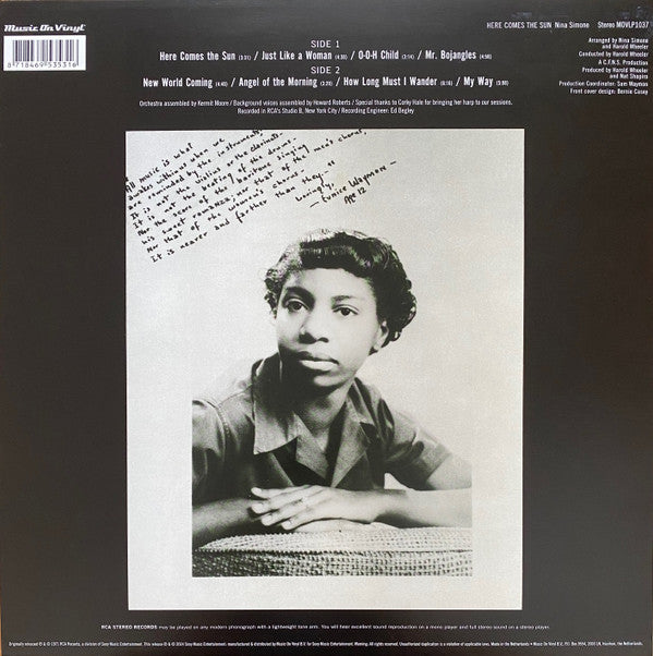 Nina Simone ~ Here Comes The Sun (Vinyl) - Djungel & Jazz