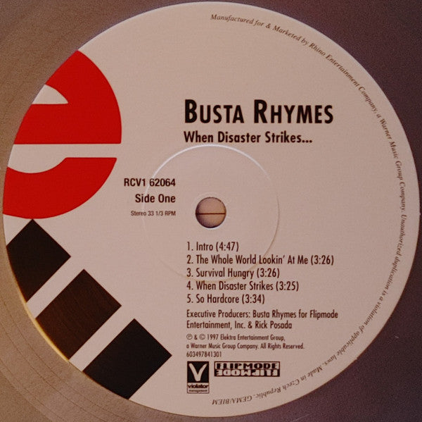 Busta Rhymes ~ When Disaster Strikes... (Vinyl) - Djungel & Jazz