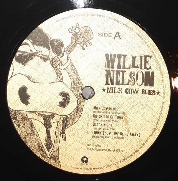 Willie Nelson ~ Milk Cow Blues (Vinyl) - Djungel & Jazz