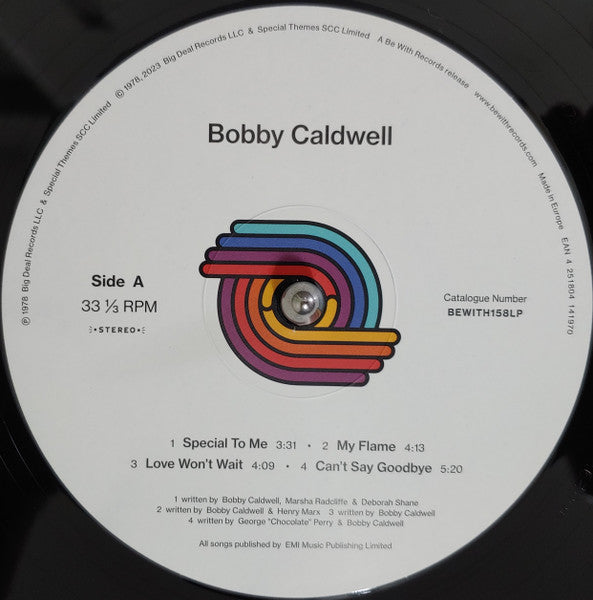 Bobby Caldwell ~ Bobby Caldwell (Vinyl) - Djungel & Jazz