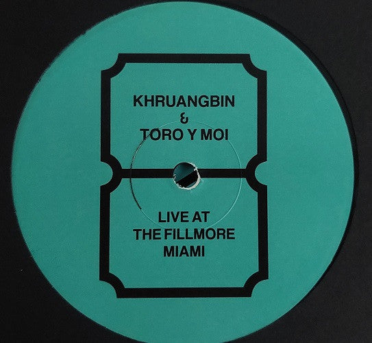 Khruangbin & Toro Y Moi ~ Live at The Fillmore Miami (Vinyl) - Djungel & Jazz