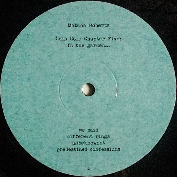 Matana Roberts ~ Coin Coin Chapter Five: In The Garden (Vinyl) - Djungel & Jazz