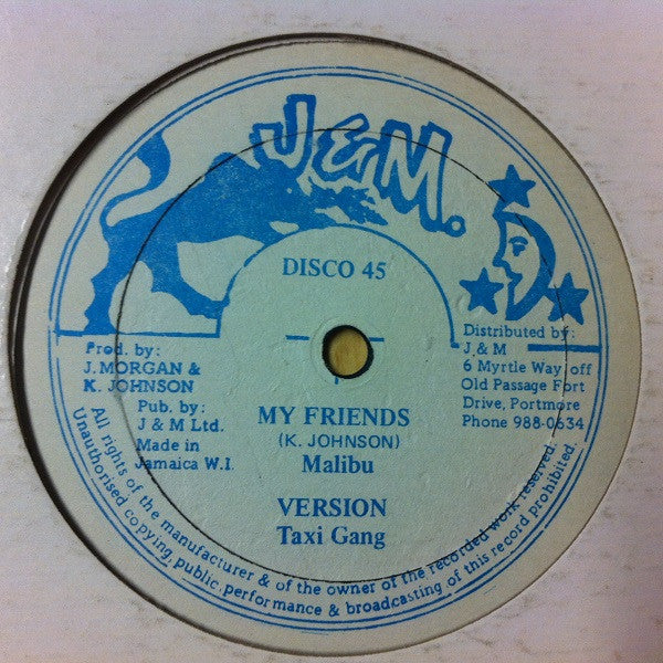 Malibu (6) / Early B (2) : My Friends / Circle Jamaica (12")