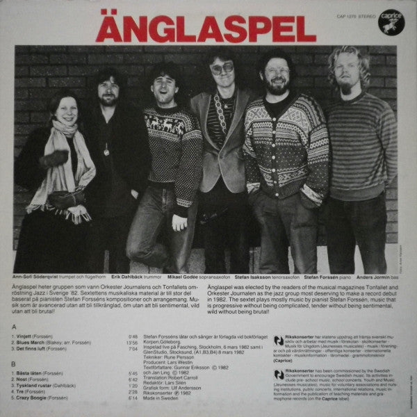 Änglaspel ~ Änglaspel (Vinyl) - Djungel & Jazz