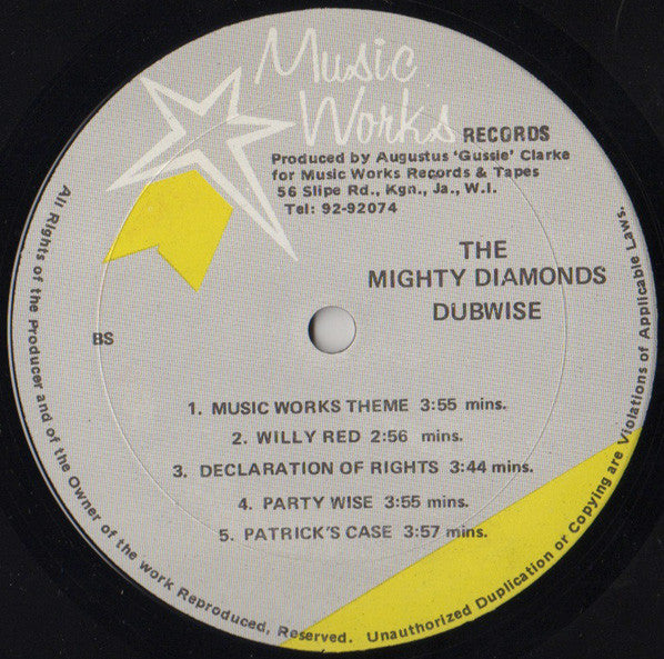 The Mighty Diamonds : Dubwise (LP, Album)