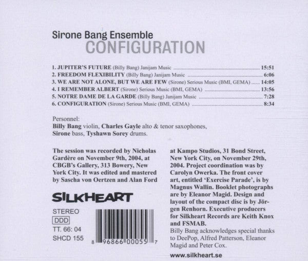 Sirone Bang Ensemble ~ Configuration (Vinyl) - Djungel & Jazz