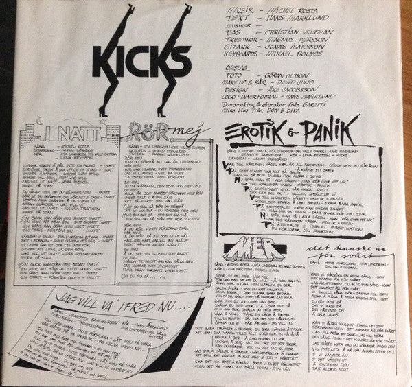 Kicks ~ Erotik & Panik (Vinyl) - Djungel & Jazz