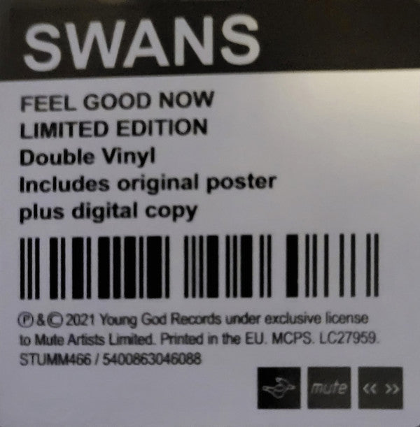 Swans ~ Feel Good Now (Vinyl) - Djungel & Jazz