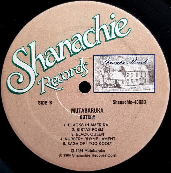 Mutabaruka : Outcry (LP, Album)