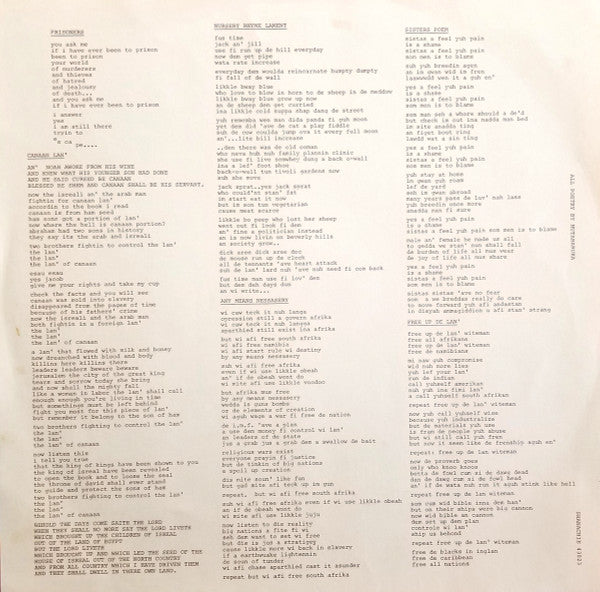 Mutabaruka : Outcry (LP, Album)