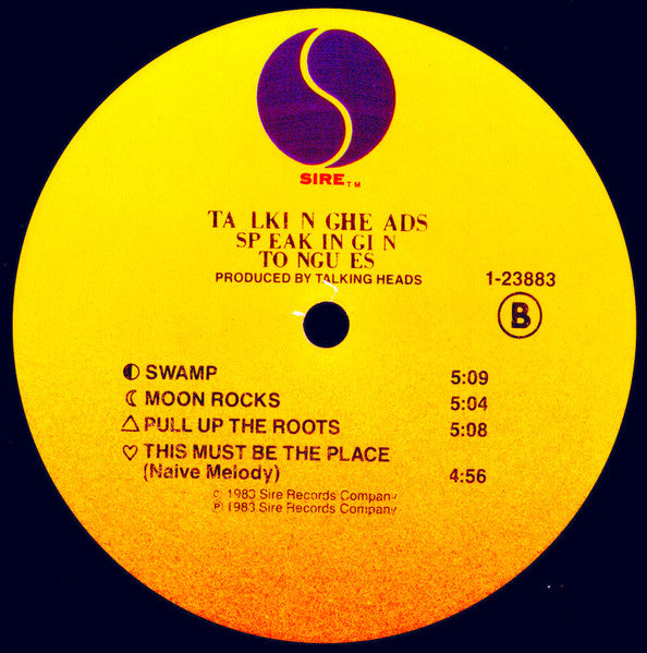 Talking Heads ~ Speaking In Tongues (Vinyl) - Djungel & Jazz