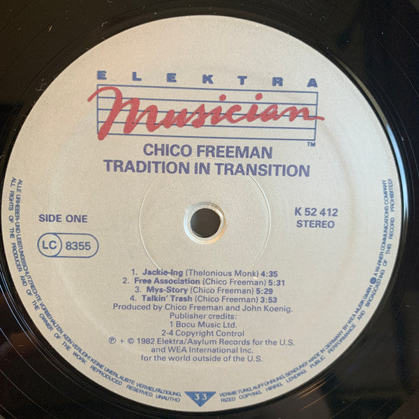 Chico Freeman : Tradition In Transition (LP, Album)