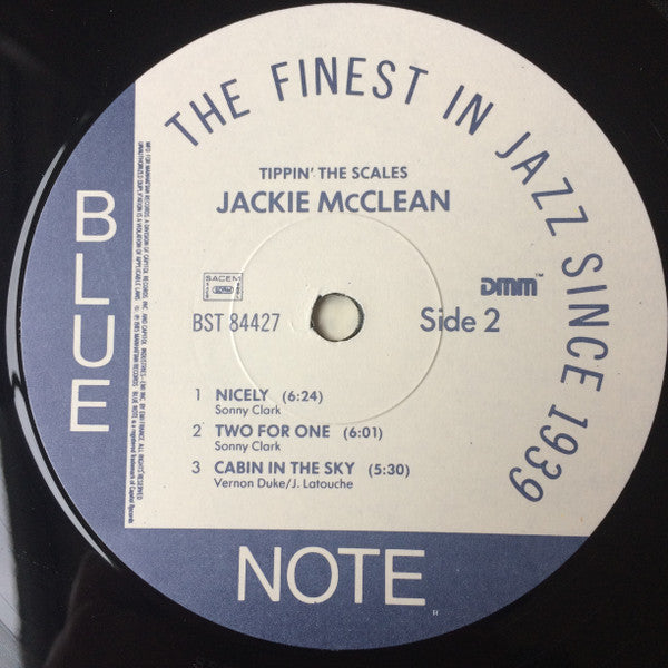 Jackie McLean : Tippin' The Scales (LP, Album, RE, RM, DMM)