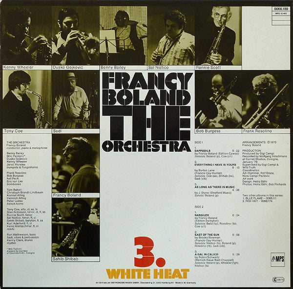 Francy Boland And Orchestra ~ 3. White Heat (Vinyl) - Djungel & Jazz