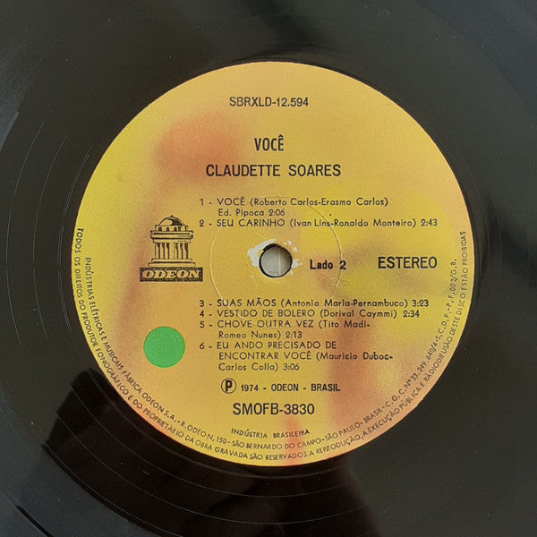 Claudette Soares : Você (LP, Album)