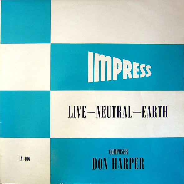 Don Harper ~ Live - Neutral - Earth (Vinyl) - Djungel & Jazz