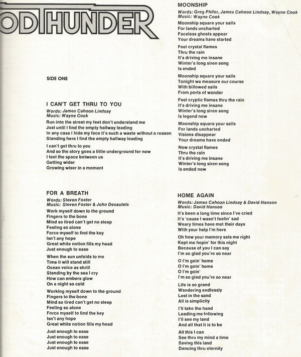 Goodthunder ~ Goodthunder (Vinyl) - Djungel & Jazz