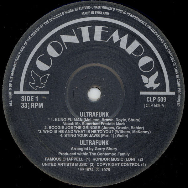 UltraFunk ~ UltraFunk (Vinyl) - Djungel & Jazz