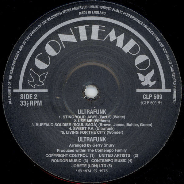 UltraFunk ~ UltraFunk (Vinyl) - Djungel & Jazz