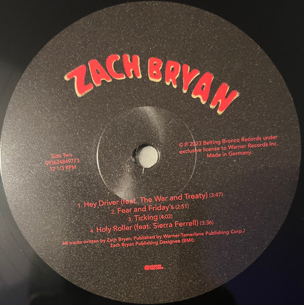 Zach Bryan ~ Zach Bryan (Vinyl) - Djungel & Jazz