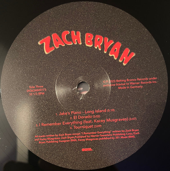 Zach Bryan ~ Zach Bryan (Vinyl) - Djungel & Jazz