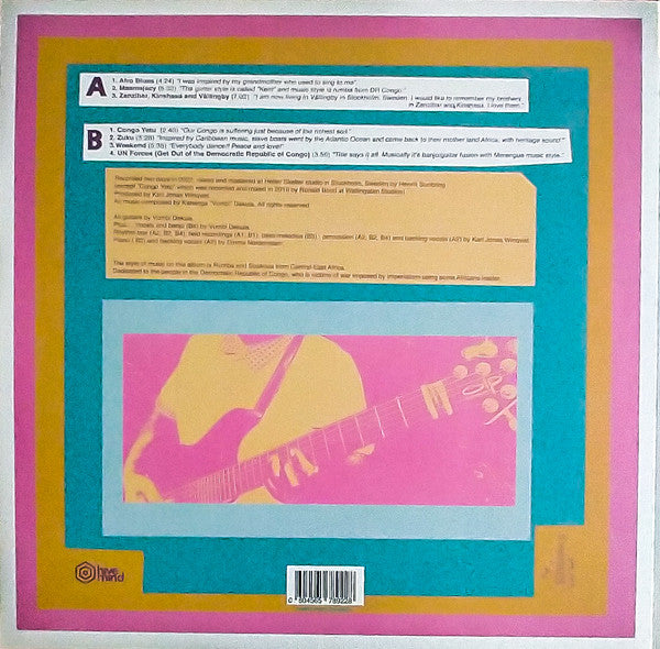 Vumbi Dekula ~ Congo Guitar (Vinyl) - Djungel & Jazz
