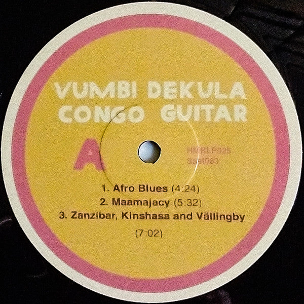 Vumbi Dekula ~ Congo Guitar (Vinyl) - Djungel & Jazz