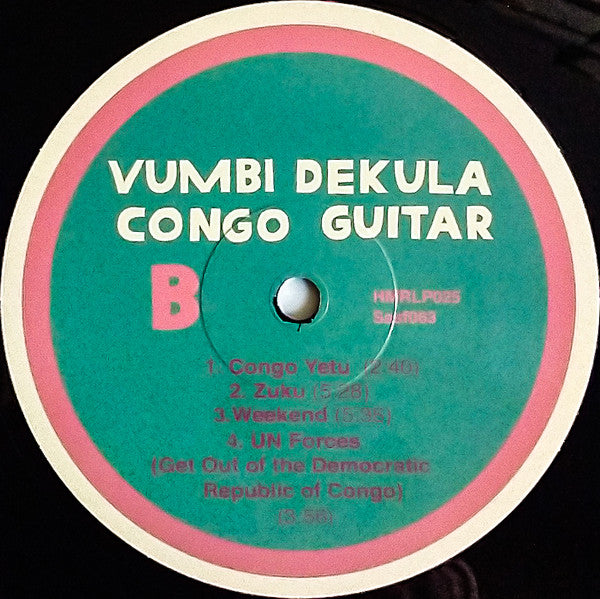 Vumbi Dekula ~ Congo Guitar (Vinyl) - Djungel & Jazz