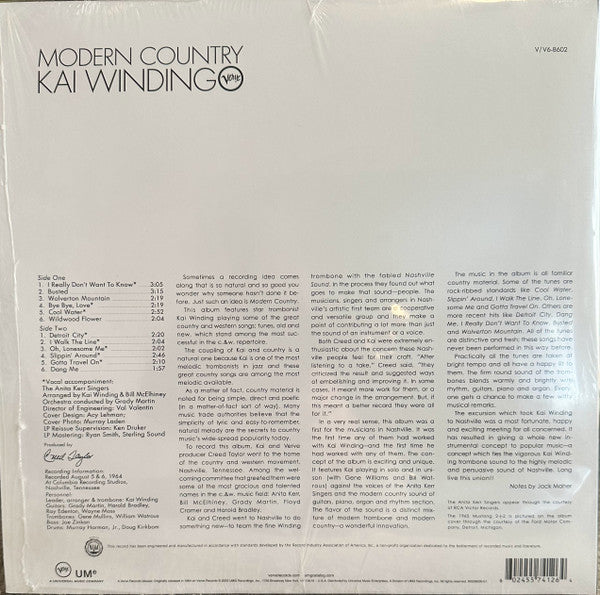 Kai Winding ~ Modern Country (Vinyl) - Djungel & Jazz