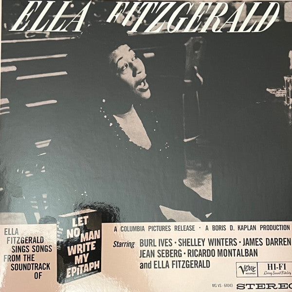 Ella Fitzgerald ~ Ella Fitzgerald Sings Songs From Let No Man Write My Epitaph (Vinyl) - Djungel & Jazz