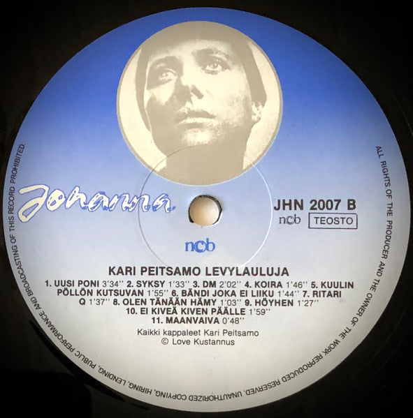 Kari Peitsamo : Levylaulaja (LP, Album)