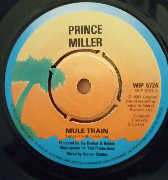 Prince Miller* : Mule Train (7")