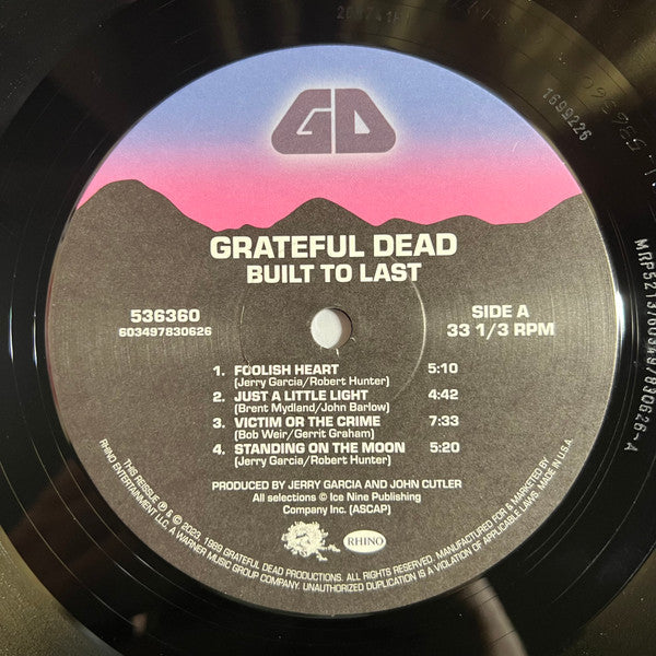 The Grateful Dead ~ Built To Last (Vinyl) - Djungel & Jazz