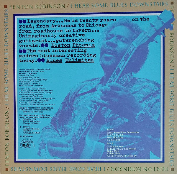 Fenton Robinson ~ I Hear Some Blues Downstairs (Vinyl) - Djungel & Jazz