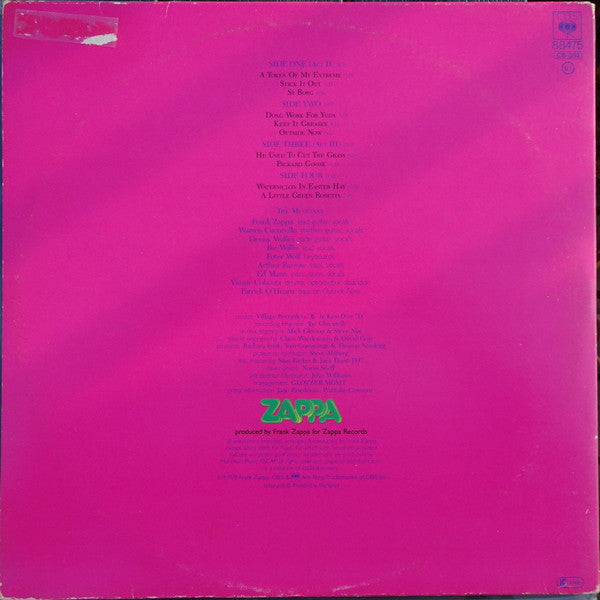 Frank Zappa ~ Joe's Garage Acts II & III (Vinyl) - Djungel & Jazz