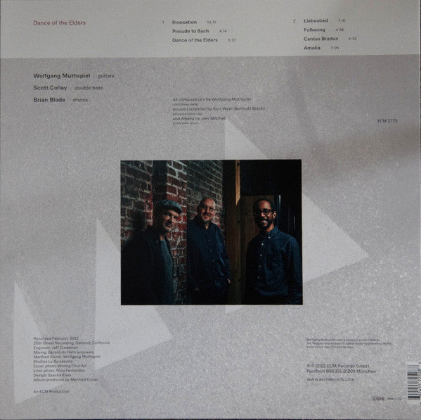 Wolfgang Muthspiel, Scott Colley / Brian Blade ~ Dance Of The Elders (Vinyl) - Djungel & Jazz