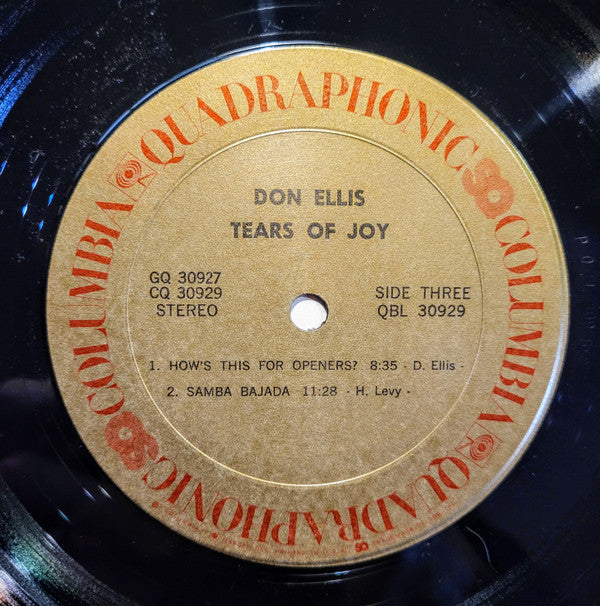 Don Ellis ~ Tears Of Joy (Vinyl) - Djungel & Jazz