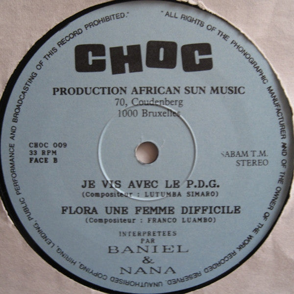 Franco - Baniel - Nana Akumu et le Orchestre T.P.O.K. Jazz ~ Les "On Dit" (Vinyl) - Djungel & Jazz