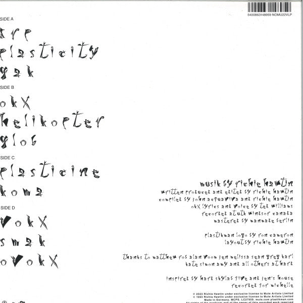 Plastikman ~ Sheet One (Vinyl) - Djungel & Jazz