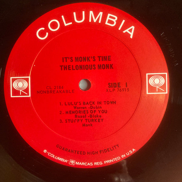 Thelonious Monk ~ It's Monk's Time (Vinyl) - Djungel & Jazz