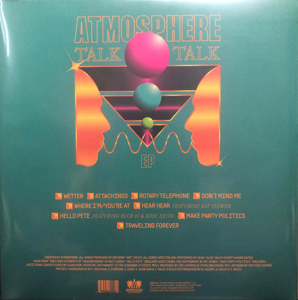 Atmosphere  ~ Talk Talk EP (Vinyl) - Djungel & Jazz
