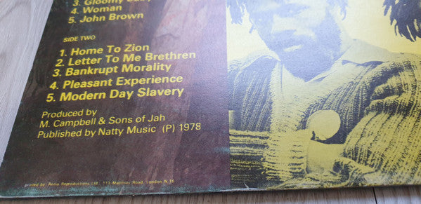Sons Of Jah : Bankrupt Morality (LP, Album)