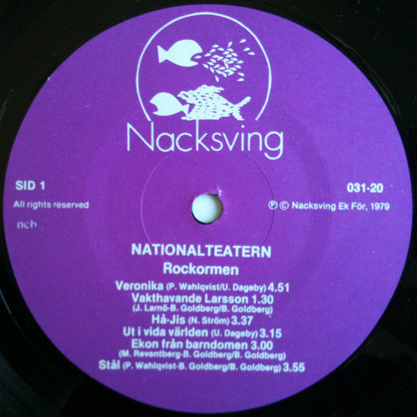 Nationalteatern ~ Rockormen (Vinyl) - Djungel & Jazz