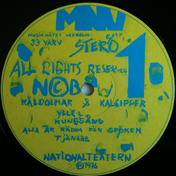Nationalteatern ~ Kåldolmar & Kalsipper (Vinyl) - Djungel & Jazz