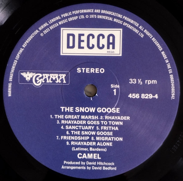 Camel ~ The Snow Goose (Vinyl) - Djungel & Jazz